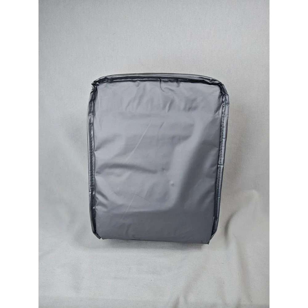 Atley James Blue Square Cooler Lunch‎ Bag Sack Insulated Zip Closure